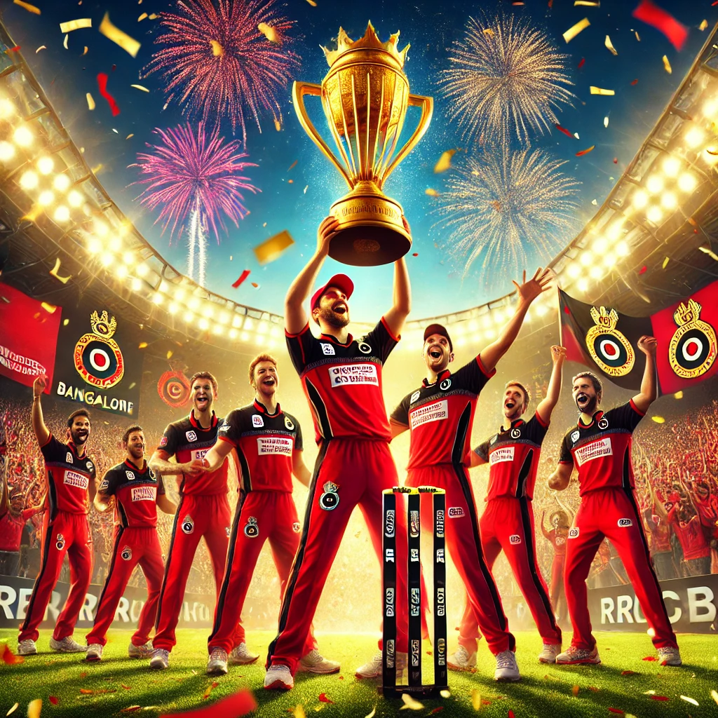 RCB IPL 2025 Trophy – RCB’s Historic Win!